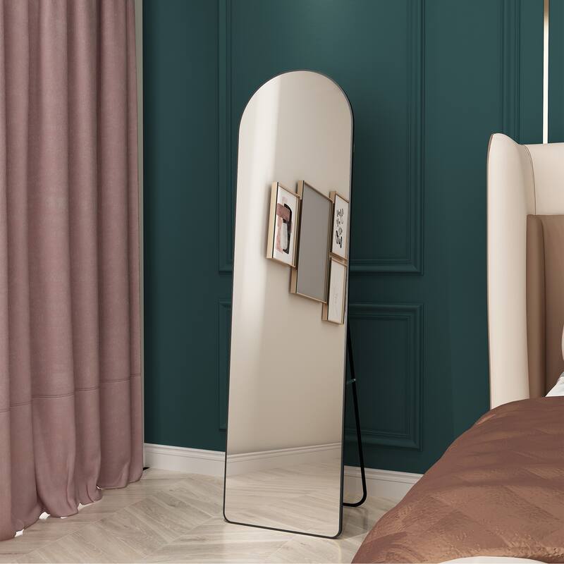 Anmytek Arch Full Length Mirror - 59.8"×16.5" Floor/Wall Mounted