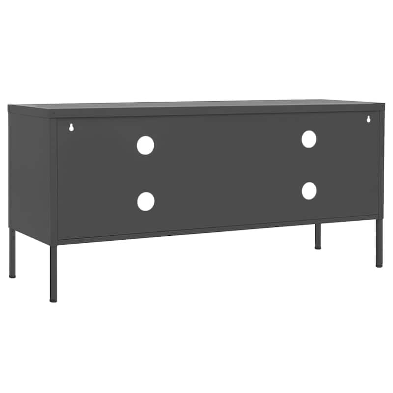 vidaXL TV Stand TV Unit Sideboard Home TV Console Media Unit Cupboard Steel - 41.3"x13.8"x19.7"