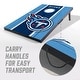 preview thumbnail 3 of 5, Tennessee Titans NFL Compact 2x3 Tailgate Cornhole Board Set