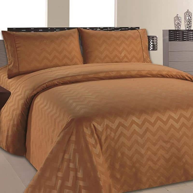 Home Sweet Home Dream Chevron Pattern Bed Sheet Set