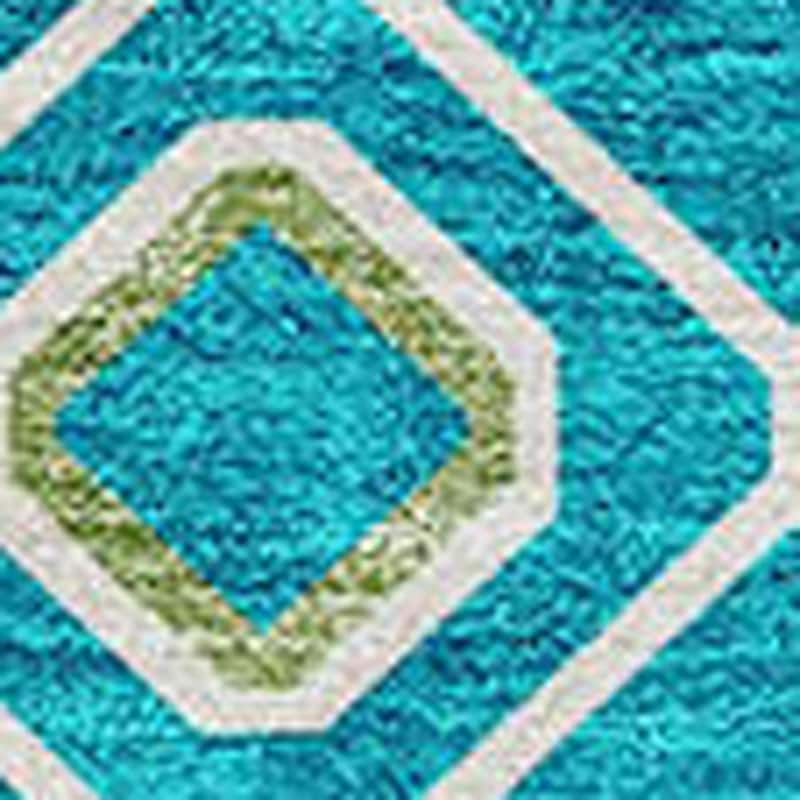 HomeRoots Geometric Modern Rectangle Outdoor Rug