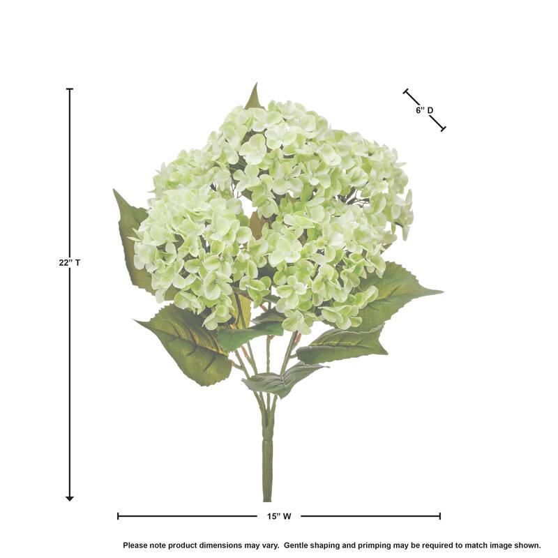 22" Natural Touch Garden Hydrangea Bush