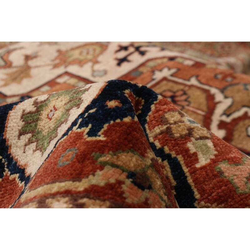 ECARPETGALLERY Hand-knotted Jules Sultane Ivory Wool Rug - 9'10 x 13'9