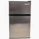 preview thumbnail 10 of 9, EdgeStar 19 Inch Wide 3.1 Cu. Ft. Energy Star Rated Fridge/Freezer - Stainless Steel