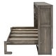 preview thumbnail 57 of 58, GDFStudio - Modern Wooden Murphy Bed Cabinet with LED Light and Desk