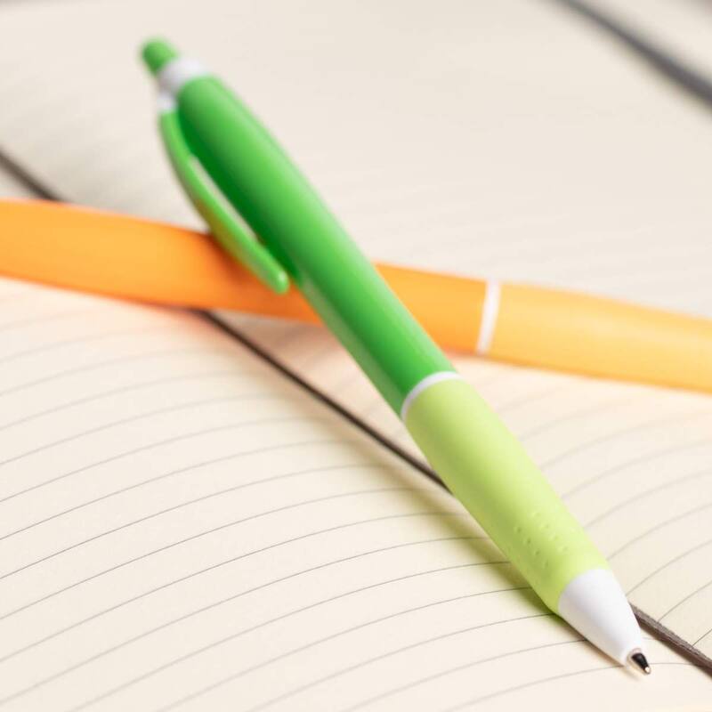 Paper Junkie 100 Pack Pink Retractable Ballpoint Pens, Black Ink, Office and School Writing Supplies, Journals
