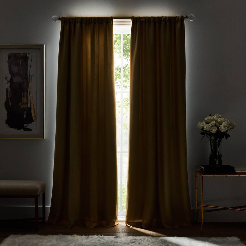 Karl Lagerfeld Paris Silky Cloud Blackout Curtain Panel Pair