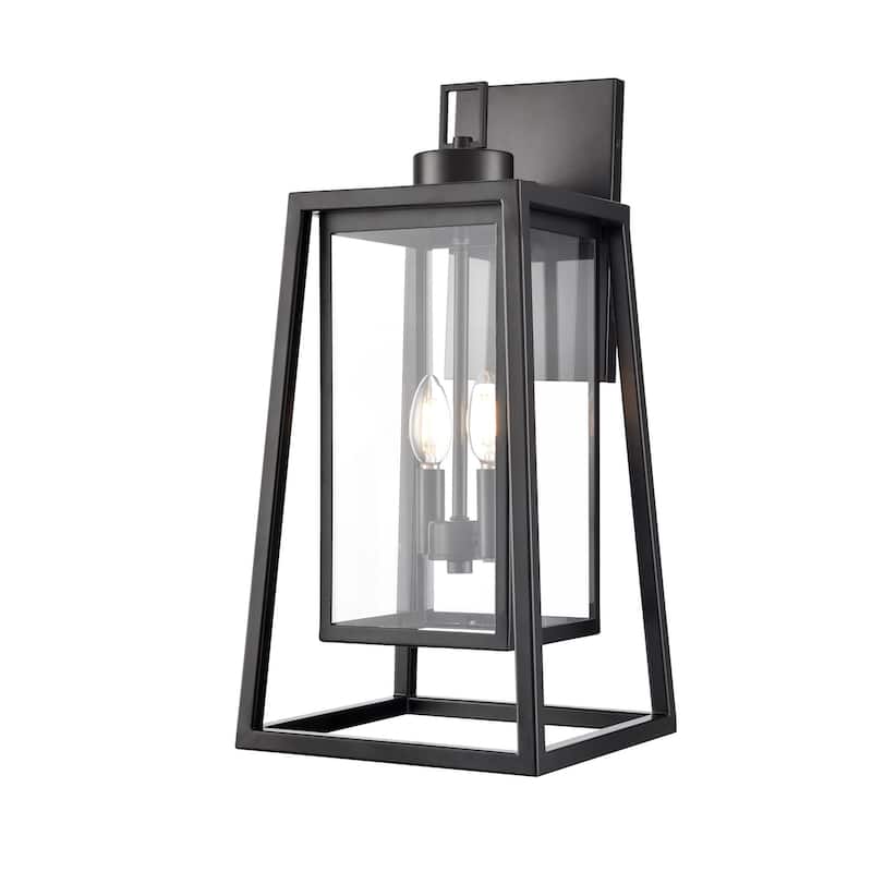 Millennium Lighting 198502 Denzell 2 Light 22" Tall Outdoor Wall - Powder Coated Black