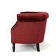 preview thumbnail 42 of 54, Milani Velvet Tufted Scroll Arm Loveseat by Christopher Knight Home