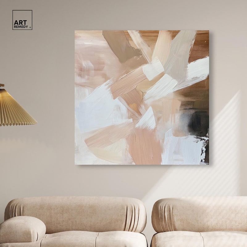 Taupe and Ash II Canvas by Art Remedy, Gallery Wrapped