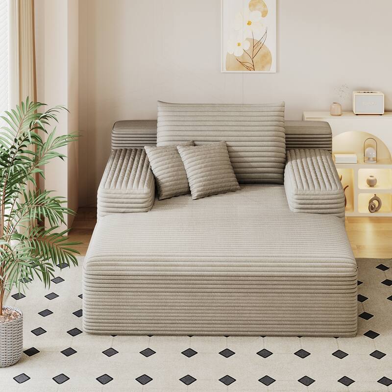 Comfortable Oversized Sofa Bed for Relaxation and Multipurpose Use