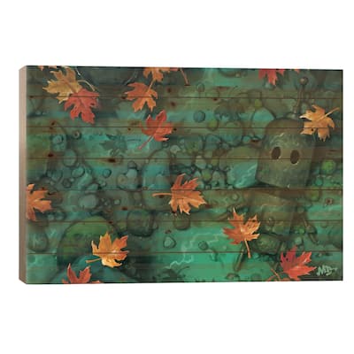 Acquiesce Print On Wood by Matt Dixon - Multi-Color