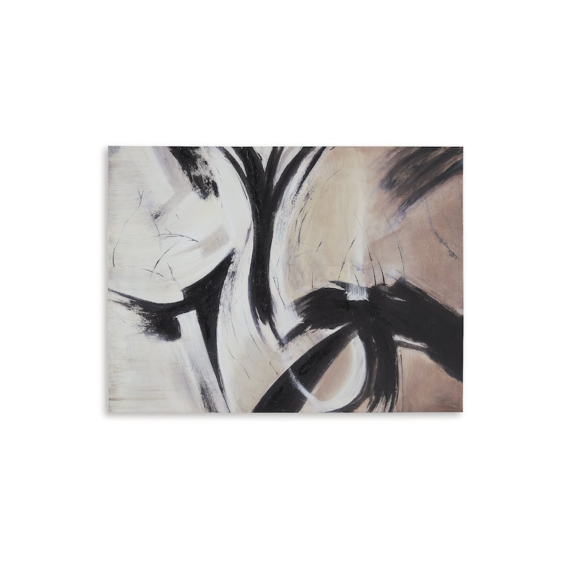 Signature Design by Ashley Braidage Brown/Black/White Wall Art