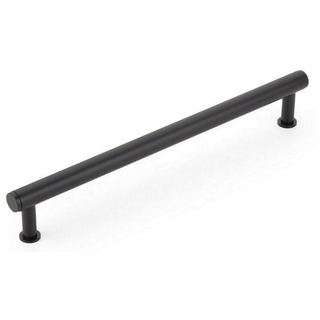 Schaub and Company Pub House 12" Center to Center Smooth Bar Solid - Matte Black