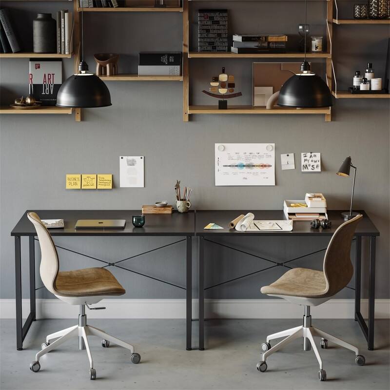 55 inch Computer Desk with 3 Drawers