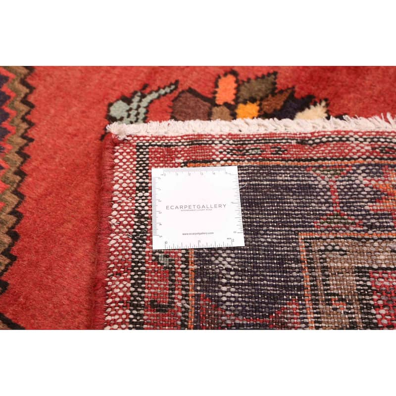 ECARPETGALLERY Hand-knotted Andelz Red Wool Rug - 3'3 x 4'9