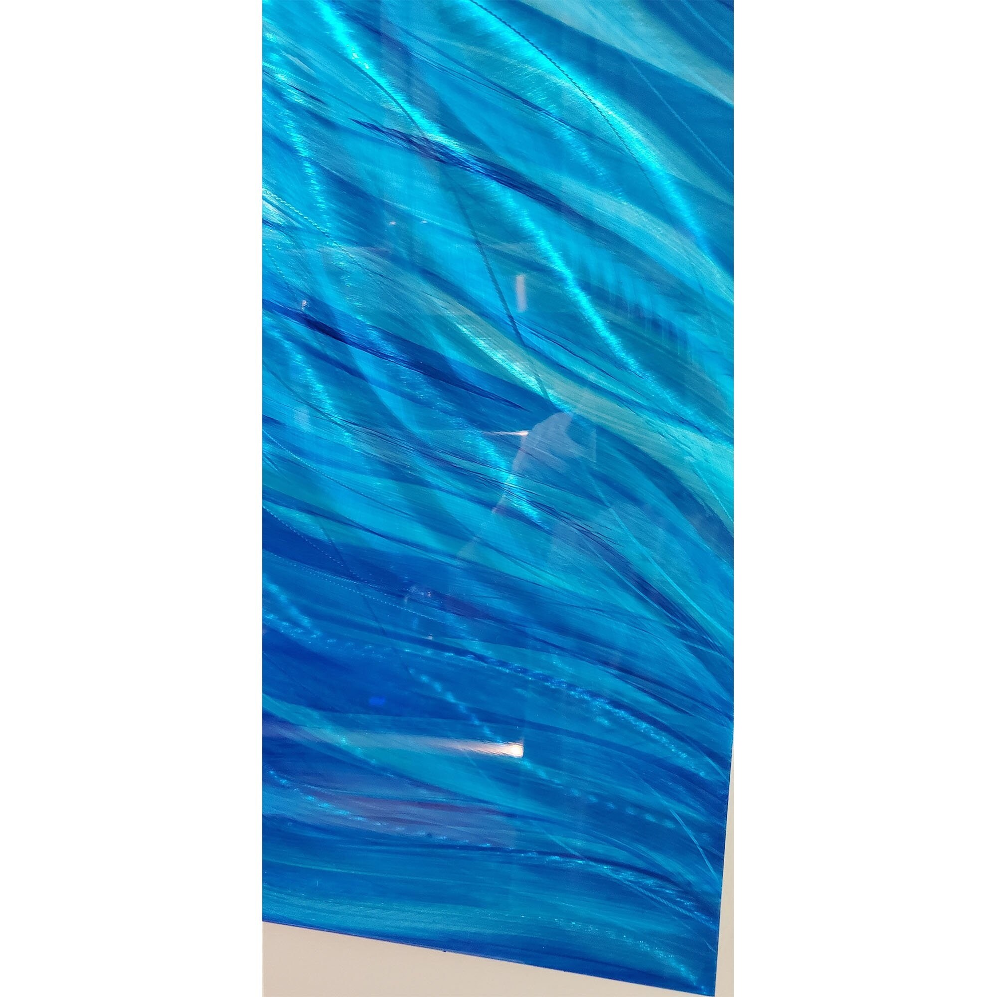 Shop Statements2000 Metal Wall Art Accent Silver Blue Abstract