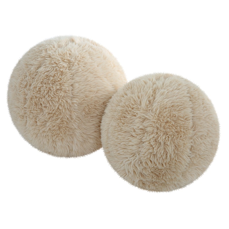 Uttermost Abide Ball Sheepskin Pillows, Set Of 2 - Bed Bath & Beyond ...