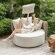 preview thumbnail 2 of 8, Uttermost Sunset Outdoor Round Swivel Day Bed