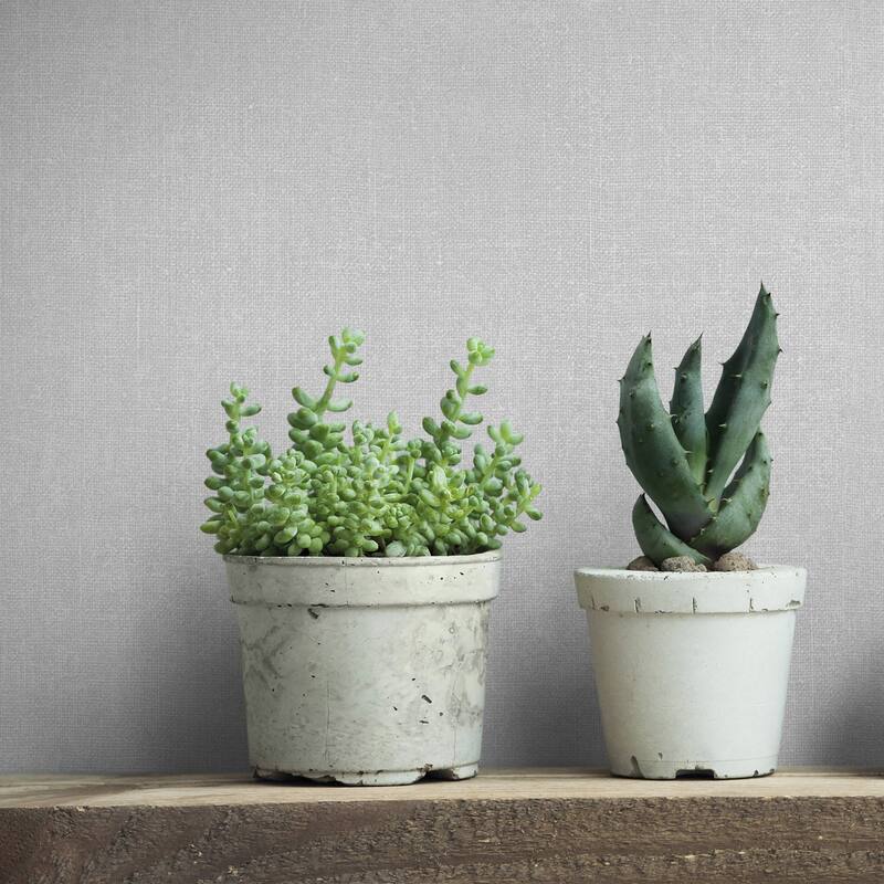 Galerie Wallcoverings Bricks and More Collection Subtle Woven Texture Matte Finish Vinyl on Non-woven Wallpaper Roll