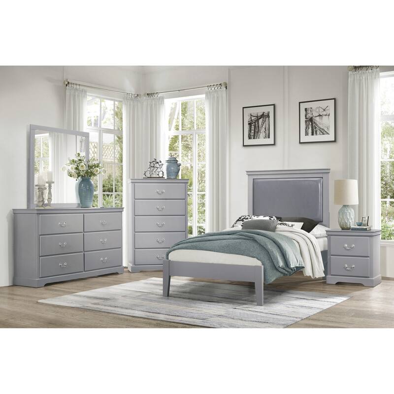 Classic Traditional 2 Drawers Nightstand