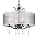 preview thumbnail 2 of 4, Minka Lavery Laurel Estate 4 Light Semi Flush Mount Coal