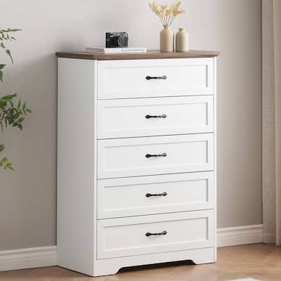 Large Capacity 5 Drawers Dresser, Cabinet for Bedroom