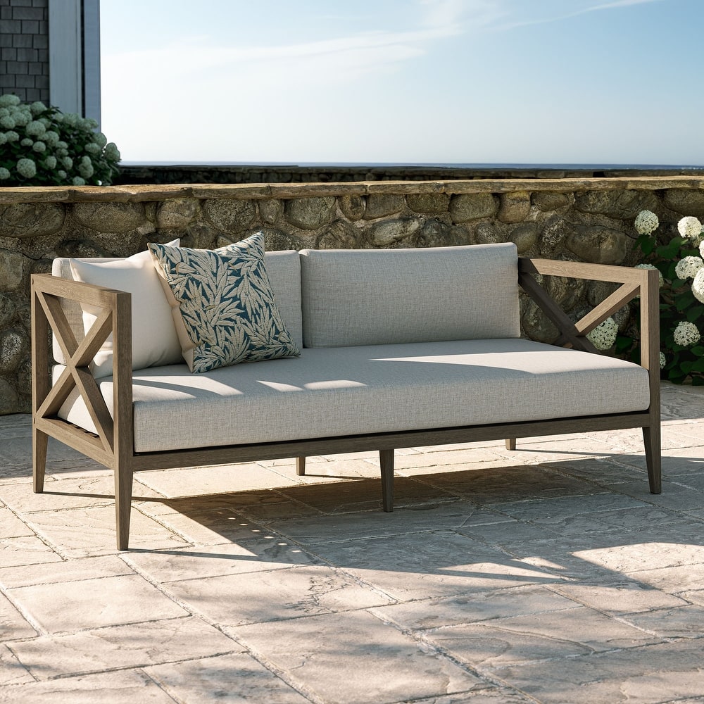 Northlake Outdoor Patio Teak Loveseat