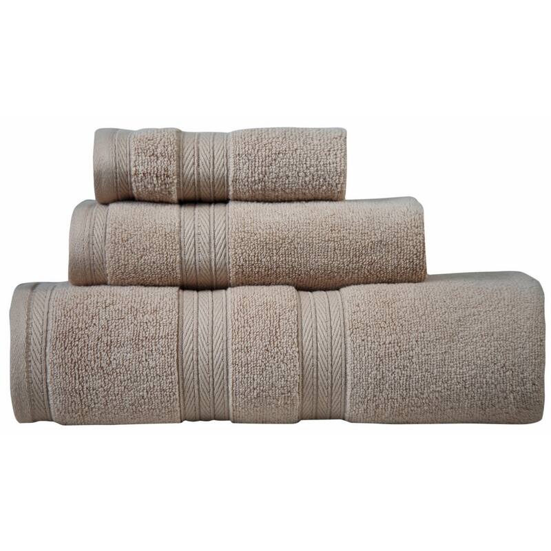 Waterford Towel Set of 3, Premium Cotton & Luxury Sets, 1 Bath Towel 27"x54", 1 Hand Towel 16"x28" & 1 Washcloth 13"x13"