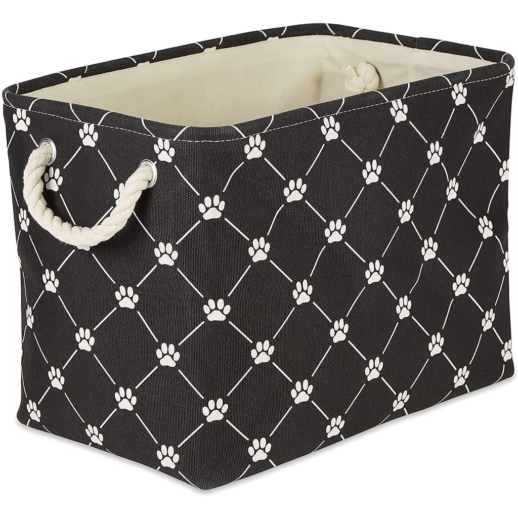 Bone Dry Polyester Pet Bin Trellis Paw