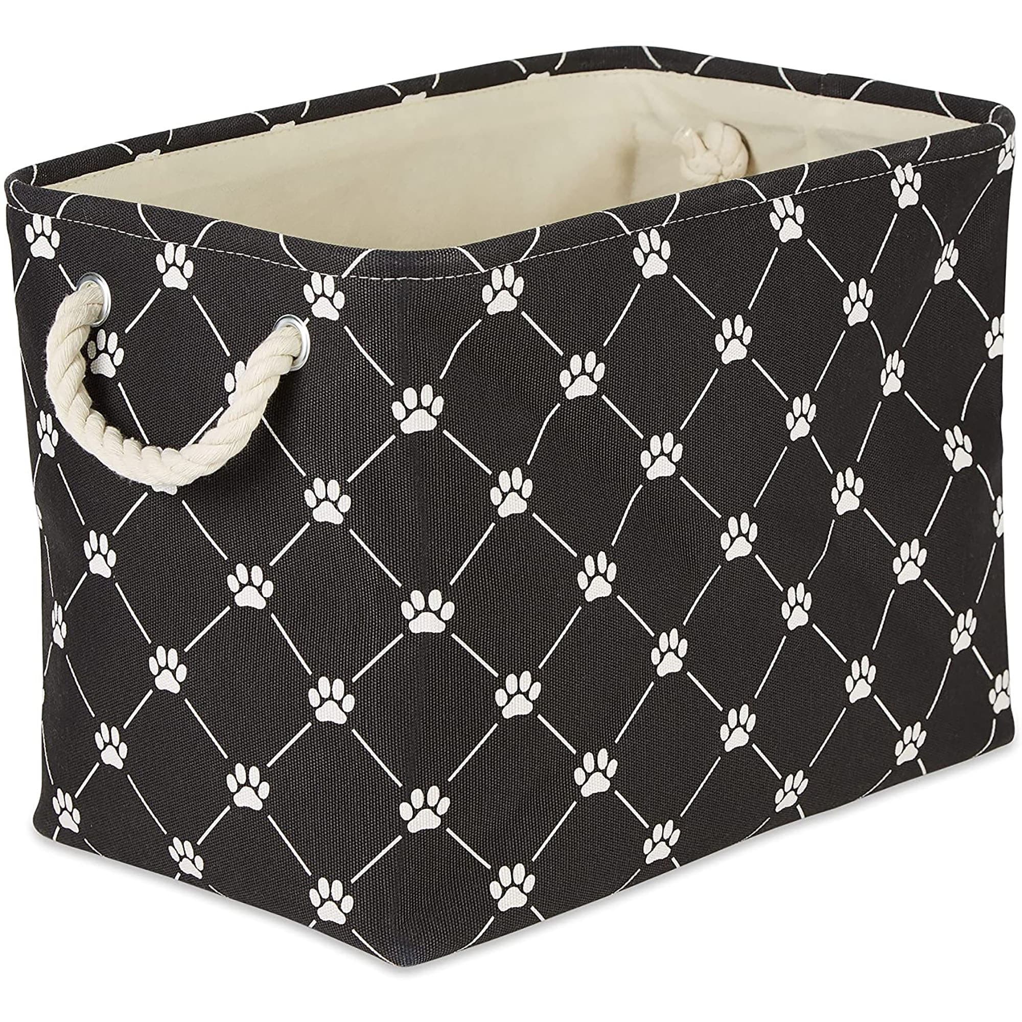 Bone Dry Polyester Pet Bin Trellis Paw