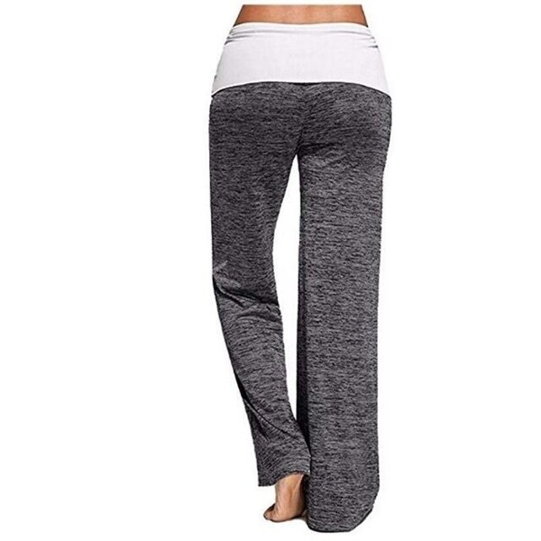 wide leg cotton lounge pants
