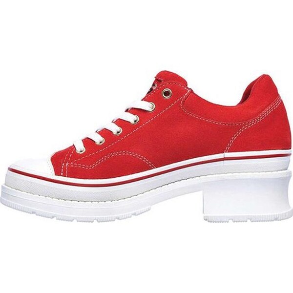 skechers red tennis shoes