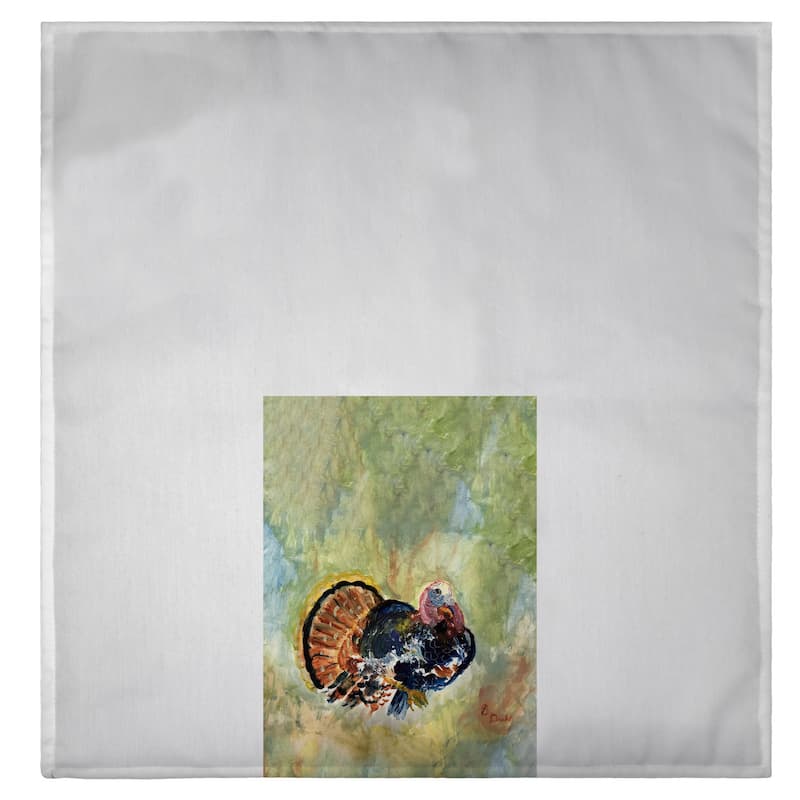 Colorful Turkey Guest Towel - 20x20