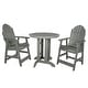 preview thumbnail 2 of 45, HIGHWOOD Hamilton 3-piece Counter-Height Outdoor Dining Set Coastal Teak