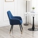 preview thumbnail 4 of 20, Roundhill Furniture Tuchico Contemporary Velvet Upholstered Accent Chair