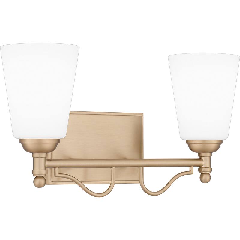 Esther 2-Light Bronze Gold Bath Light