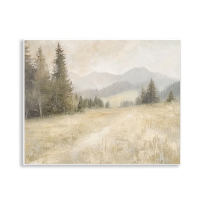 Stupell Fog on Mountain Valley Wall Plaque Art Design By Petal Prints Design