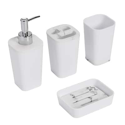 Kralix 4 pc Shaish Bath Accessory Set