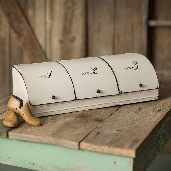 Three Door Divided Storage Bin