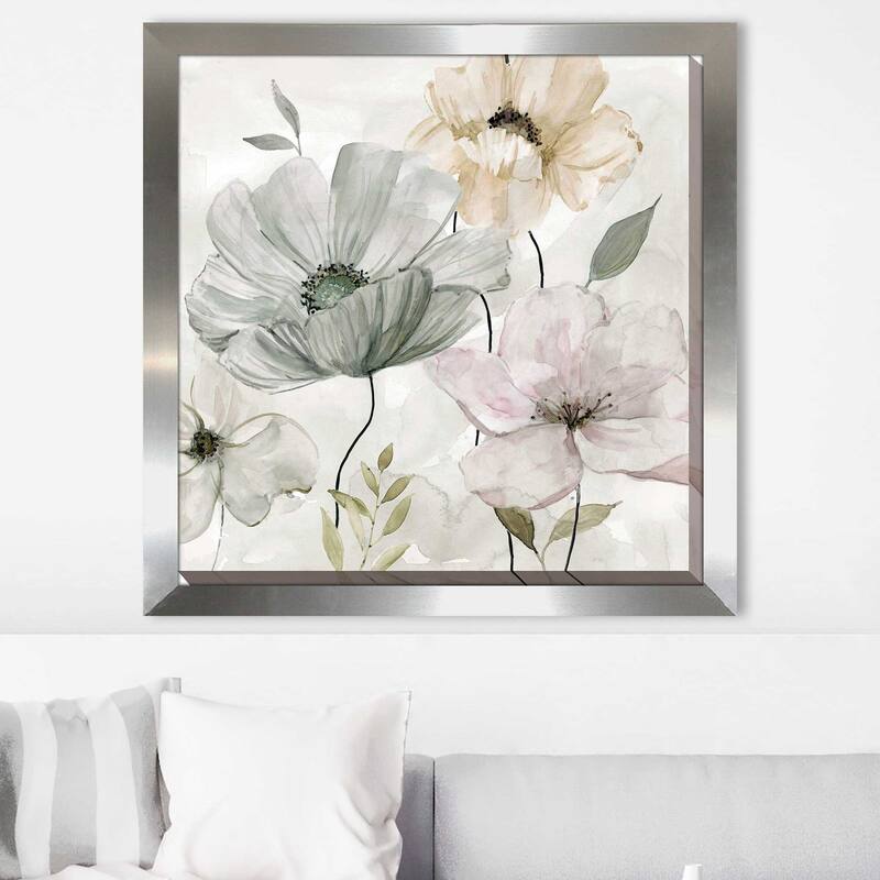 "Garden Grays Detail II (Square)" by Carol Robinson Print on Acrylic