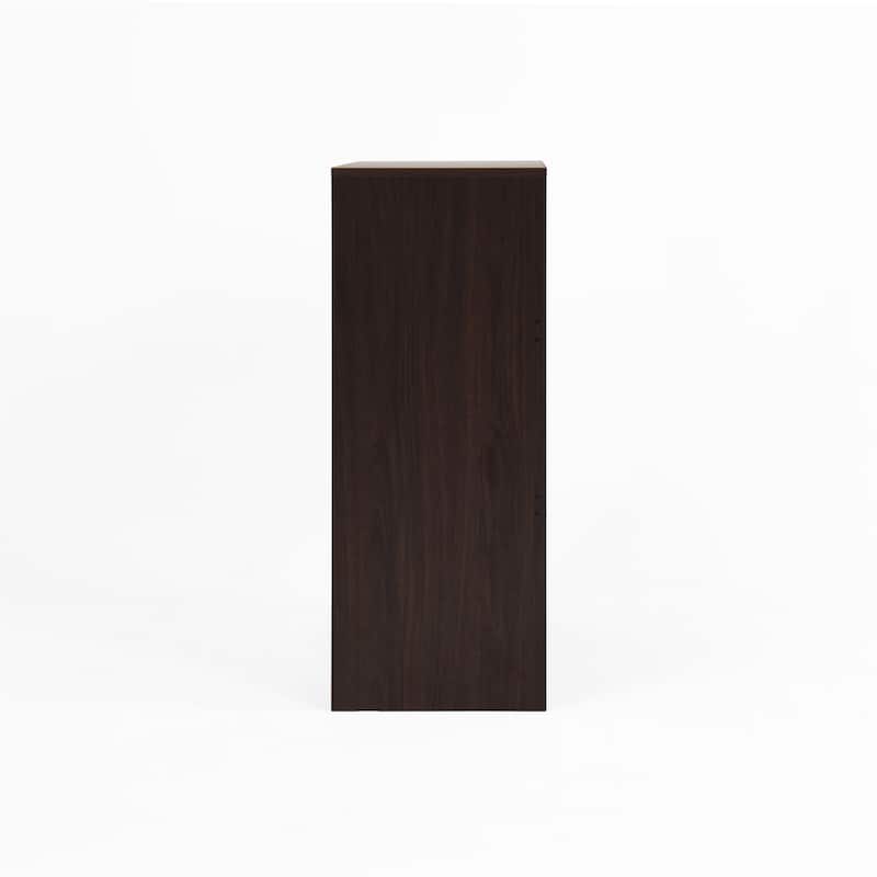 Freestanding Wood Shoe Storage Cabinet w/ 2 Doors ,Adjustable Shelves