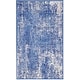 preview thumbnail 16 of 18, Nourison Whimsicle Modern Distressed Abstract Blue Ivory Area Rug