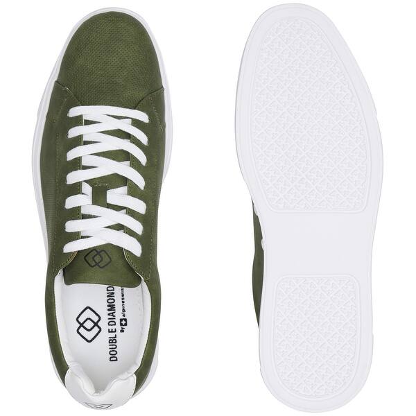 Shop Alpine Swiss Ben Mens Perforated Low Top Sneakers Overstock