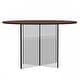 preview thumbnail 13 of 33, Valore Modern Wood Side End Table W Acrylic Base - Round Accent Center Coffee Table for Living Room Bedroom Home Office