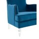 preview thumbnail 9 of 28, SAFAVIEH Couture Geode Modern Wingback Chair