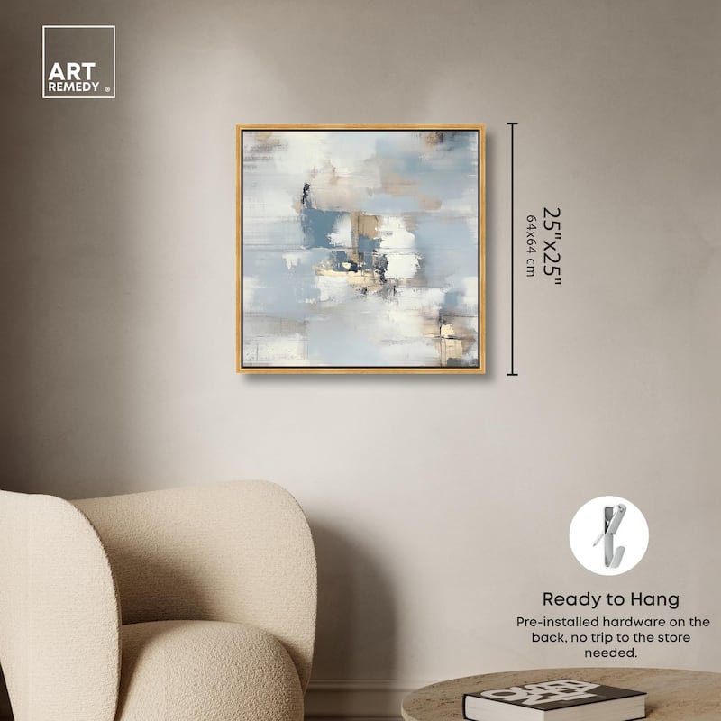 Morning Mist Over the Water Canvas by Art Remedy