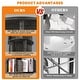preview thumbnail 34 of 102, 4/5/6 Tiers Round Rotating Bookcase, Revolving Floor Standing Bookshelf Corner Organizer Display