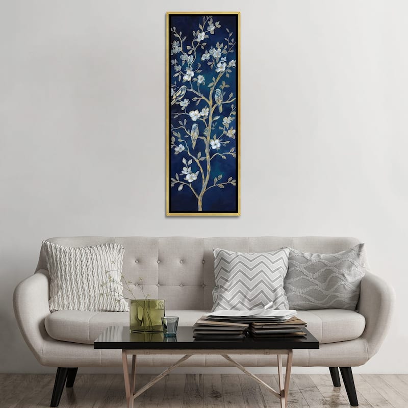 iCanvas "Indigo Spring I" by Nan Framed Canvas Print