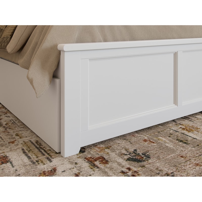 AFI Madison Platform Bed with Matching Footboard & Trundle